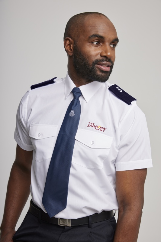 Men's Short Sleeve Shirt - Logo & Epaulettes
